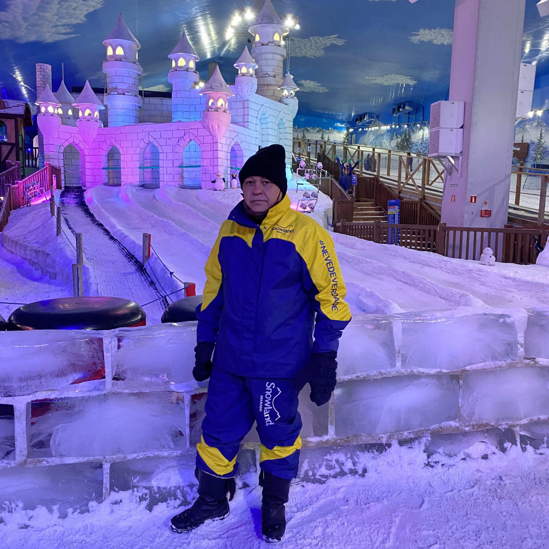 Ulisses cliente da Vimples no Snowland em Gramado