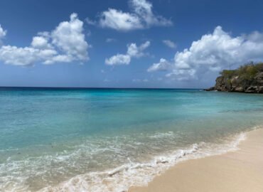 praia de curaçao, no caribe