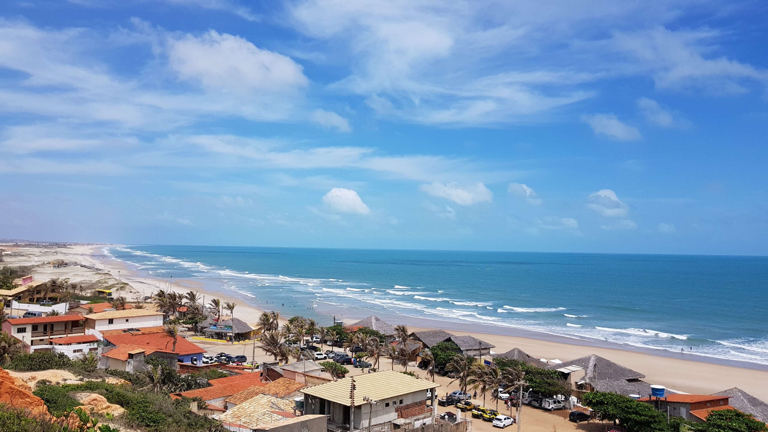 Casas em frente ao mar em Forteleza no Ceará