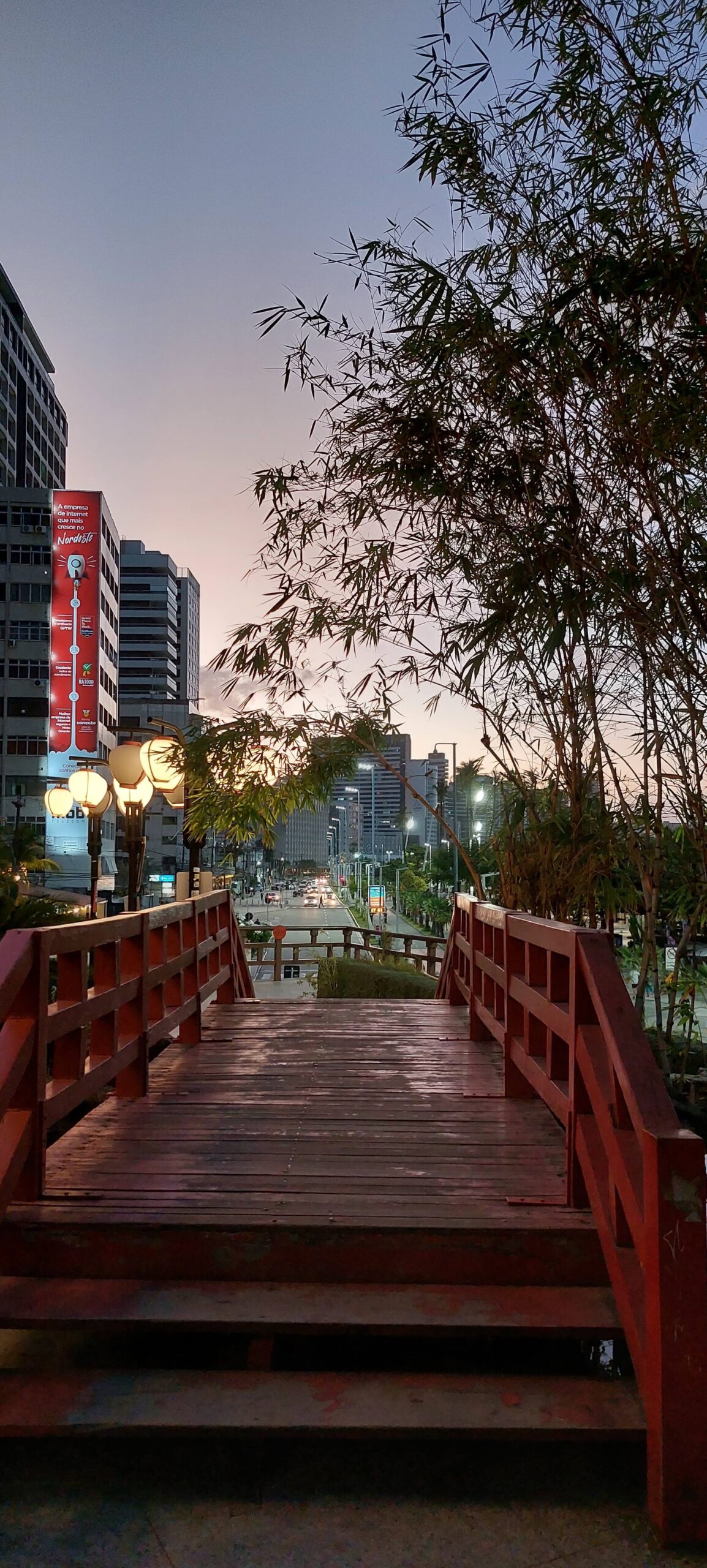 Vida noturna na cidade de Fortaleza no Ceará