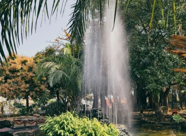 Fonte de água em Caldas Novas