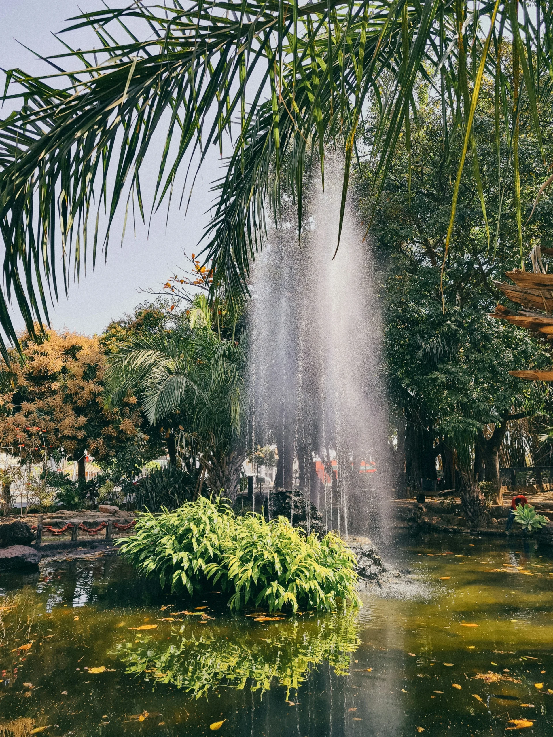 Fonte de água em Caldas Novas